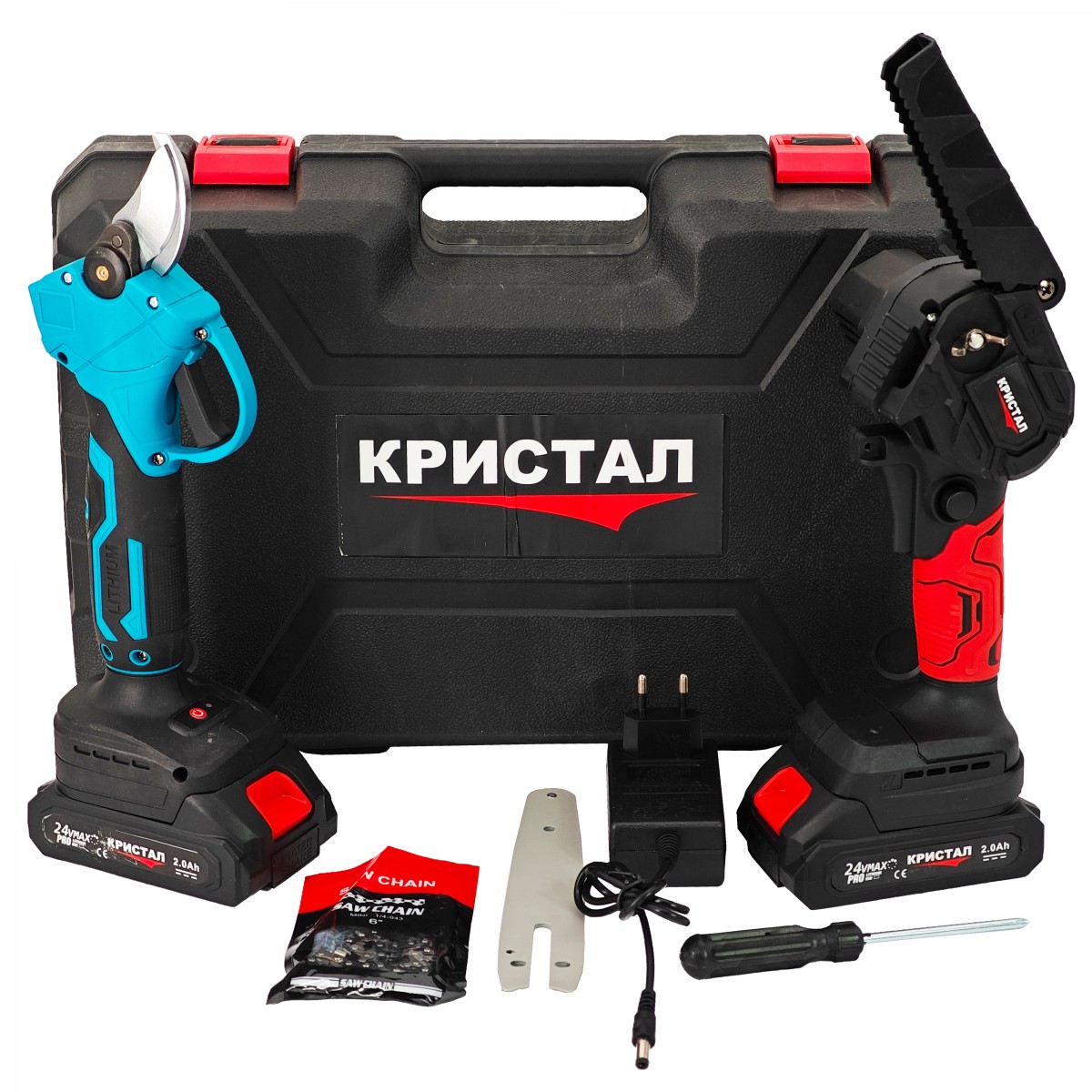 Promo * Set foarfeca & Mini drujba cu 2 acumulatori , incarcator